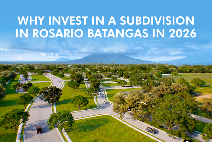 Why Invest in a Subdivision in Rosario Batangas in 2026